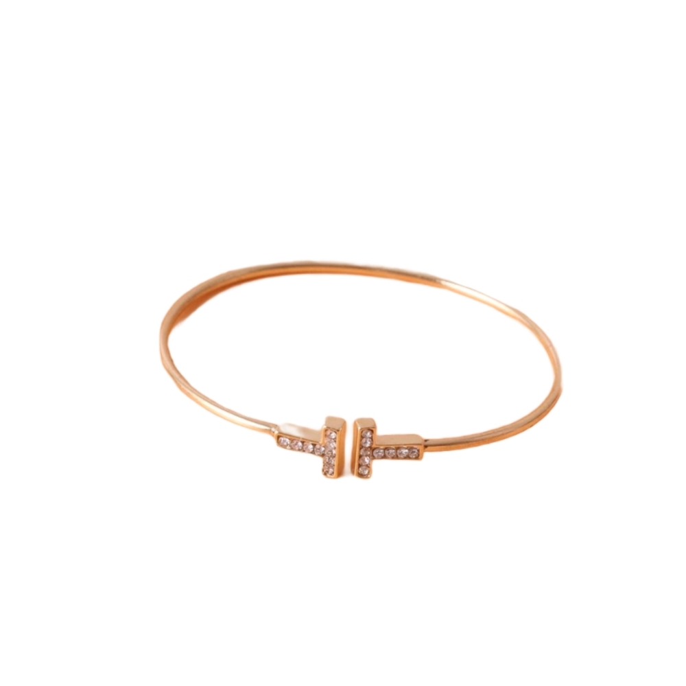 T Bangle Bracelet - Picture 1 of 2